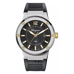 Đồng Hồ Nam Salvatore Ferragamo F-80 SFHY00120 Màu Đen - Bạc
