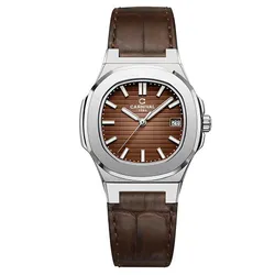 Đồng Hồ Nữ Carnival 8161L-VT-DD-N Màu Nâu Bạc