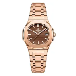 Đồng Hồ Nữ Carnival Quartz Watch 8161L-VH-N Màu Vàng Hồng/Nâu