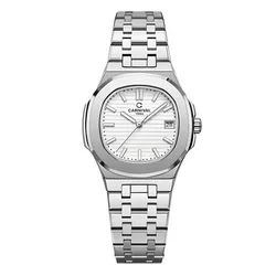 Đồng Hồ Nữ Carnival Quartz Watch 8161L-VT-T Màu Bạc