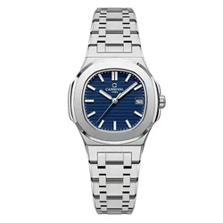 Đồng Hồ Nữ Carnival Quartz Watch 8161L-VT-X Màu Bạc/Xanh