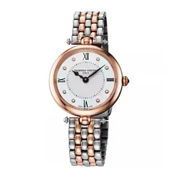 Đồng Hồ Nữ Frederique Constant Art Deco Diamond FC-200MPWD2AR2B Màu Bạc Vàng Hồng
