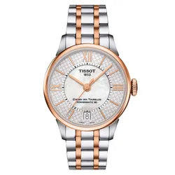 Đồng Hồ Nữ Tissot Chemin Des Tourelles Powermatic 80 Helvetic Pride T099.207.22.118.01 (T0992072211801) Màu Vàng Trắng