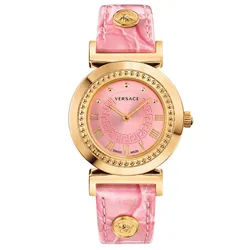 Đồng Hồ Nữ Versace Quartz Vanity Pink Dial P5Q80D111S111 Màu Hồng