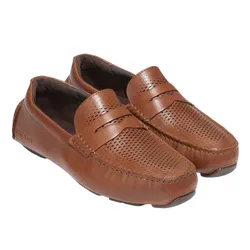 Giày Lười Nam Cole Haan GRND LSR Driver Màu Nâu Size 40