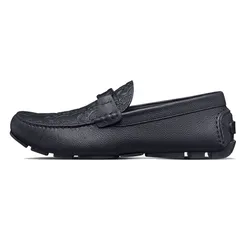 Giày Lười Nam Dior Odéon Loafer Navy Blue Grained Calfskin Gravity Leather 3LO114ZAY_H530 Màu Xanh Navy Size 39