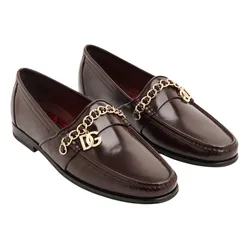 Giày Lười Nam Dolce & Gabbana D&G Loafer Formal In Brown Leather A30154 AY925 8M073 Màu Nâu Size 6