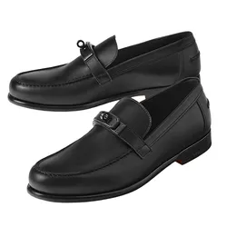 Giày Lười Nam Hermès Destin Loafer H231922ZA02400 Màu Đen Size 41