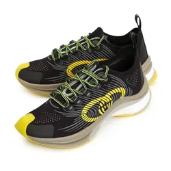 Giày Thể Thao Nam Gucci Run Sneaker 680938-USM10-8480 Màu Đen/Vàng Size 39
