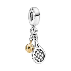 Hạt Vòng Charm Nữ Pandora Tennis Racket & Ball Dangle 769026C01 Màu Bạc Vàng
