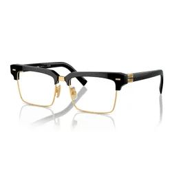 Kính Mắt Cận Miu Miu Eyeglasses 0MU 11XV 16K1O1 Màu Đen - Vàng
