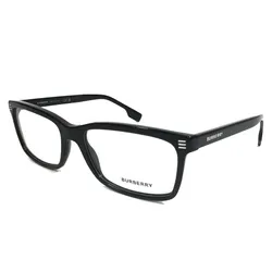 Kính Mắt Cận Nam Burberry Eyeglasses Frames B2352 3001 Black Rectangular Màu Đen