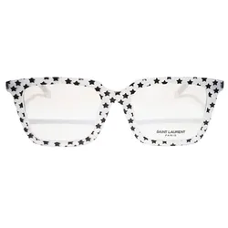 Kính Mắt Cận Nữ Saint Laurent Rectangular Eyeglasses SL167/F 006 Màu Trắng Đen