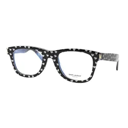 Kính Mắt Cận Nữ Yves Saint Laurent YSL White Heart ON Black Eyeglass Frame SL50 009 Màu Đen