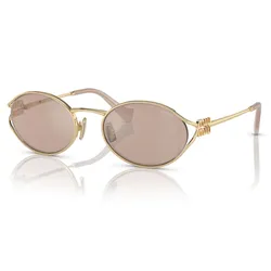 Kính Mát Miu Miu Sunglasses SMU52Y ZVN20F Màu Vàng Hồng