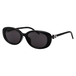 Kính Mát Nữ Gucci Oval Sunglasses GG1684 SA 001 Màu Đen Xám