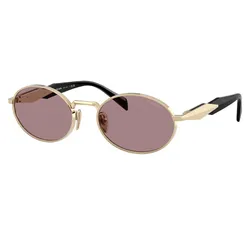 Kính Mát Nữ Prada Sunglasses 0PR 65ZS ZVN20I Màu Vàng Hồng