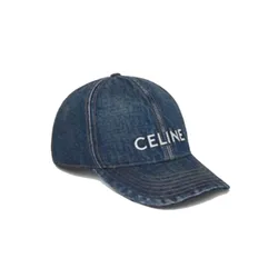 Mũ Celine Baseball Cap In Trail Wash 2AUS9815V.08TI Màu Xanh Denim