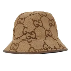 Mũ Gucci Canvas Bucket Hat In Brown ‎681256 3HAGJ 2564 Màu Nâu Size S
