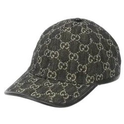 Mũ Gucci GG Supreme Màu Xám Vàng Size M