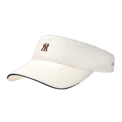 Mũ Nửa Đầu MLB Nano Logo Sun Cap New York Yankees 3ASCB0153-50CRS Màu Kem