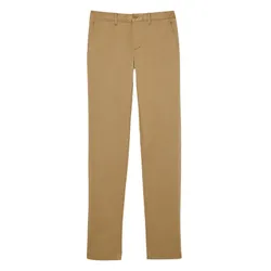 Quần Dài Nam Lacoste Men's Slim Fit Stretch Cotton Pants HH2661 51 CB8 Màu Be Size 29