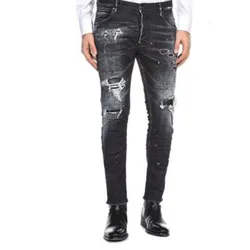 Quần Jean Nam Dsquared2 S71LB0841 Black Màu Đen Size 50 (Form Ôm)