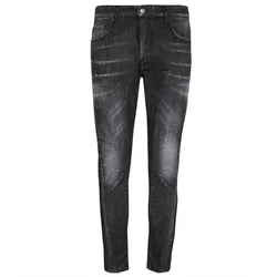 Quần Jean Nam Dsquared2 Dis Detail Scratch Washing Tie Divers S71LB1140 Màu Đen Xám Size 44