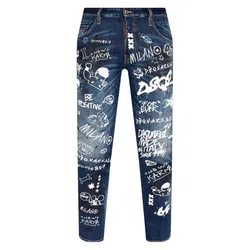 Quần Jean Nam Dsquared2 S74LB1099 Skater Màu Xanh Size 44