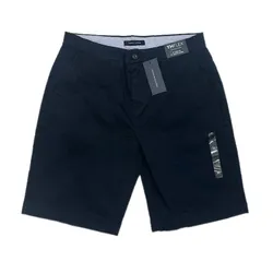Quần Short Nam Tommy Hilfiger Mens Flex 9 Chino Short Straight Fit Sky Captain 78J3382 411 Màu Xanh Đen Size 31