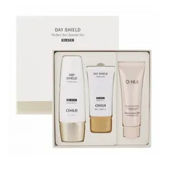 Set Chống Nắng Ohui Day Shield Perfect Sun Black SPF 50+/PA++++