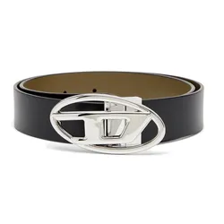 Thắt Lưng Nữ Diesel Logo Leather Belt X09874 P1245 - HA620 Màu Đen Size 70