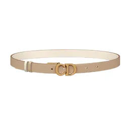 Thắt Lưng Nữ Dior Reversible Saddle Belt B0335CWGA_M868 Màu Be Hồng Size 70