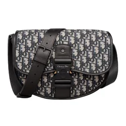 Túi Đeo Chéo Nam Dior Gallop Bag With Strap 1ADPO255YKY-H27E Màu Đen - Be