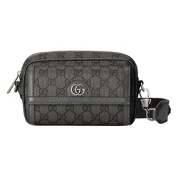 Túi Đeo Chéo Nam Gucci GG Mini Sac Ophidia Crossbody Bag Màu Xám