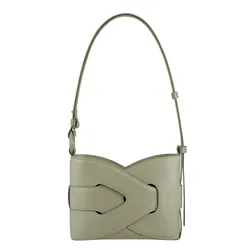 Túi Đeo Vai Nữ Polène Nodde Edition Smooth Olive Màu Xanh