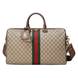Túi Du Lịch Gucci Savoy Medium Duffle Bag Màu Nâu
