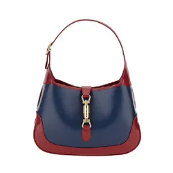 Túi Xách Gucci Jackie 1961 Small Shoulder Navy 636706-10OBG-4484 Xanh Đỏ