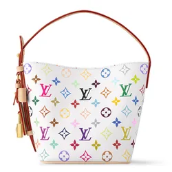 Túi Xách Tay Nữ Louis Vuitton All In BB LV X TM M13089 Màu Trắng Họa Tiết