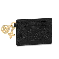 Ví Đựng Thẻ Louis Vuitton LV Charm Card Holder M82132 Màu Đen