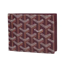 Ví Goyard Santomas Wallet Màu Đỏ Mận