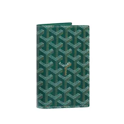 Ví Hộ Chiếu Goyard Grenelle Passport Cover Màu Xanh Green