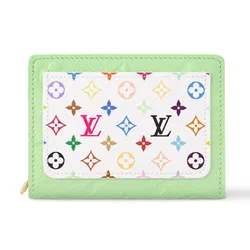 Ví Nữ Louis Vuitton LV × TM Portefeuille Claire M13619 Màu Xanh Trắng