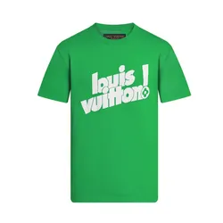 Áo Phông  Louis Vuitton LV Everyday Crewneck Tshirt Màu Xanh Green Size S