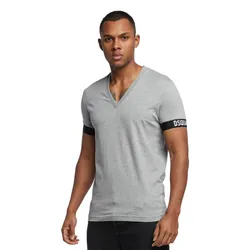 Áo Phông Nam Dsquared2 Tshirt Regular Fit D9M913620 Grey Màu Xám Size S