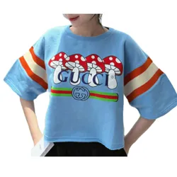 Áo Phông Nữ Gucci 753579 XJFUI  4807 Phối Màu Size XS
