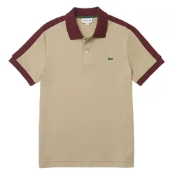 Áo Polo Nam Lacoste Men's Classic Fit Contrast Collar Polo PH9532 Màu Be Đỏ Size 3
