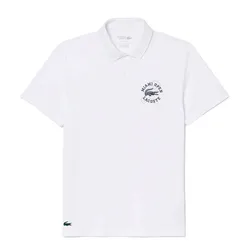 Áo Polo Nam Lacoste Men's Miami Open Edition Ultra-Dry Piqué DH7759 Màu Trắng Size 5