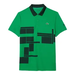 Áo Polo Nam Lacoste Regular Fit Tennis Novak Djokovic Fan DH2568 51 I6W Màu Xanh Green Size 5