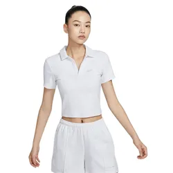 Áo Polo Nữ Nike Sportswear Essential Short Sleeve Polo Top DV7885-051 Màu Trắng Size S